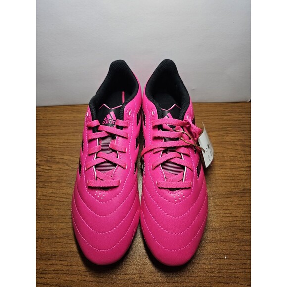 New PINK Adidas Goletto VIII FG J Soccer Cleats GW6163 KIDS Size 4.5 - Picture 2 of 9